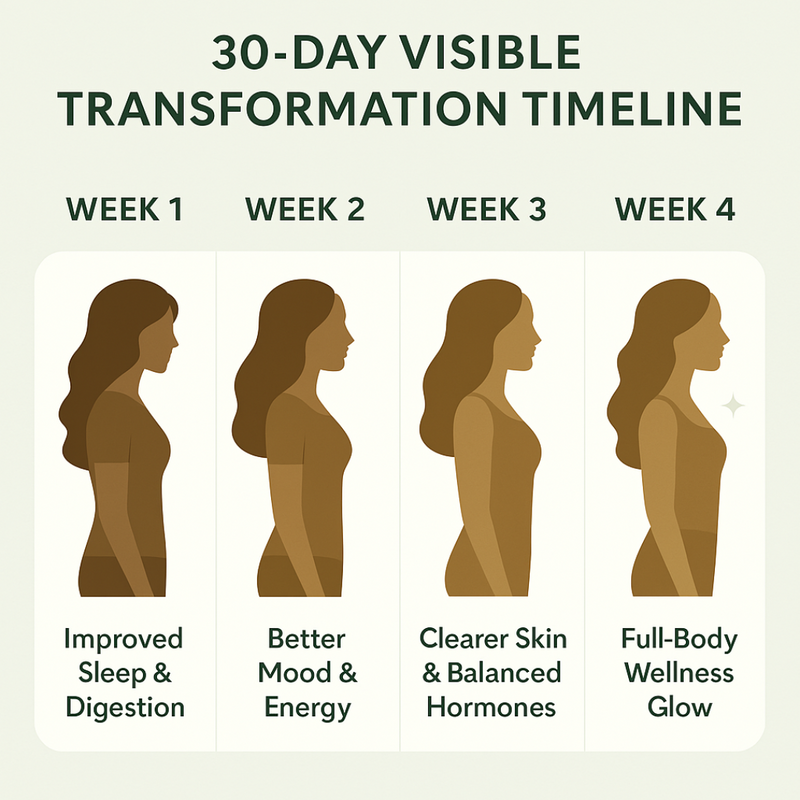 30 day transformation with nuerolet women complete multivitamin veg omega magnesium synergy 