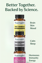 nuerolet women complete multivitamin with magnesium synergy veg omega better together